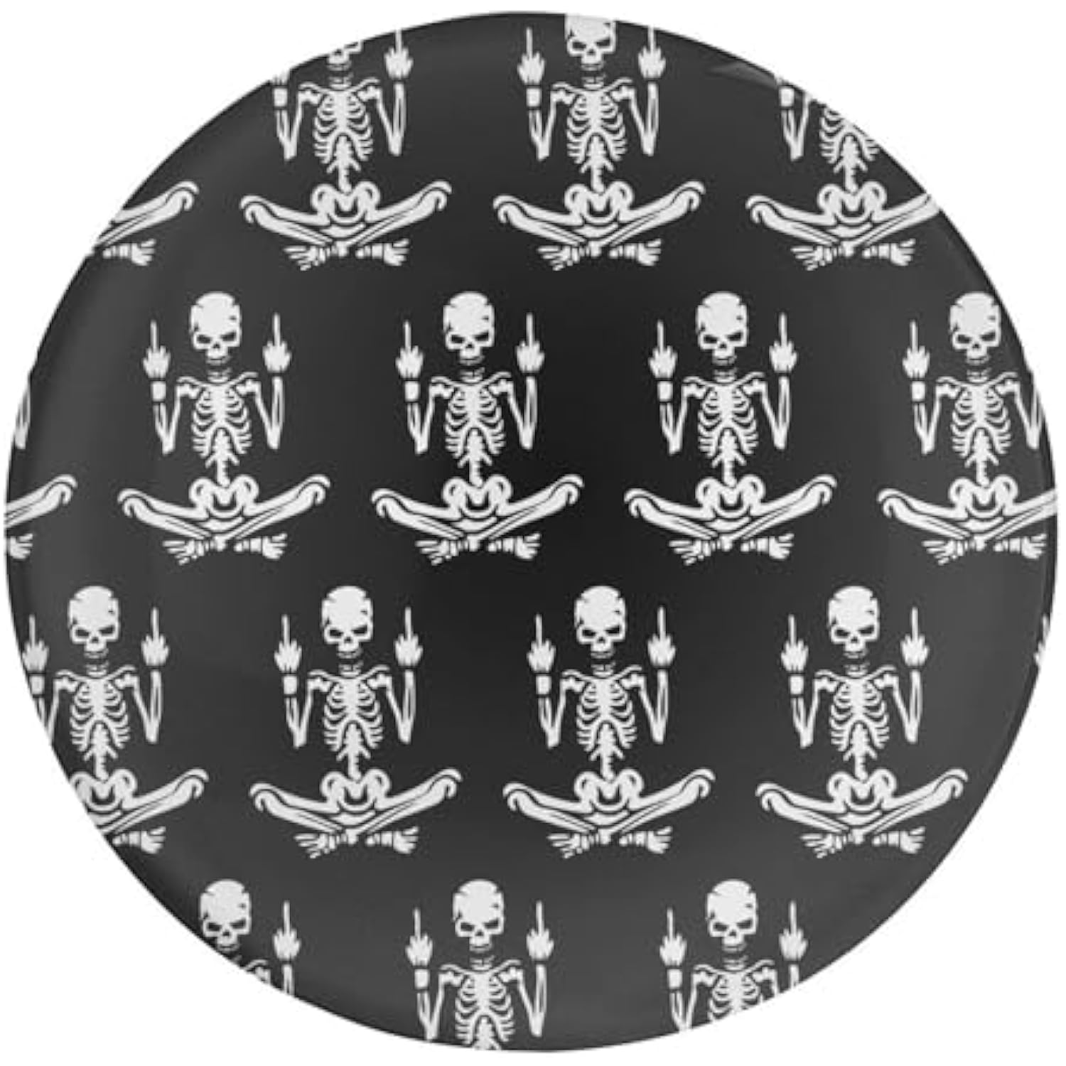 Pop Socket Grip - Meditatie skelet middelvinger PopSocket grip grappige