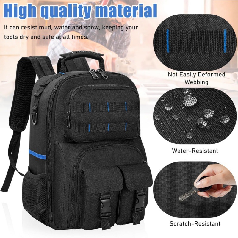 Phone Zone Accessories & Repair Lake Charles Reviews - Slijtvaste Oxford-doek gereedschapsrugzak, hardware-accessoires, gecombineerde opbergruimte,