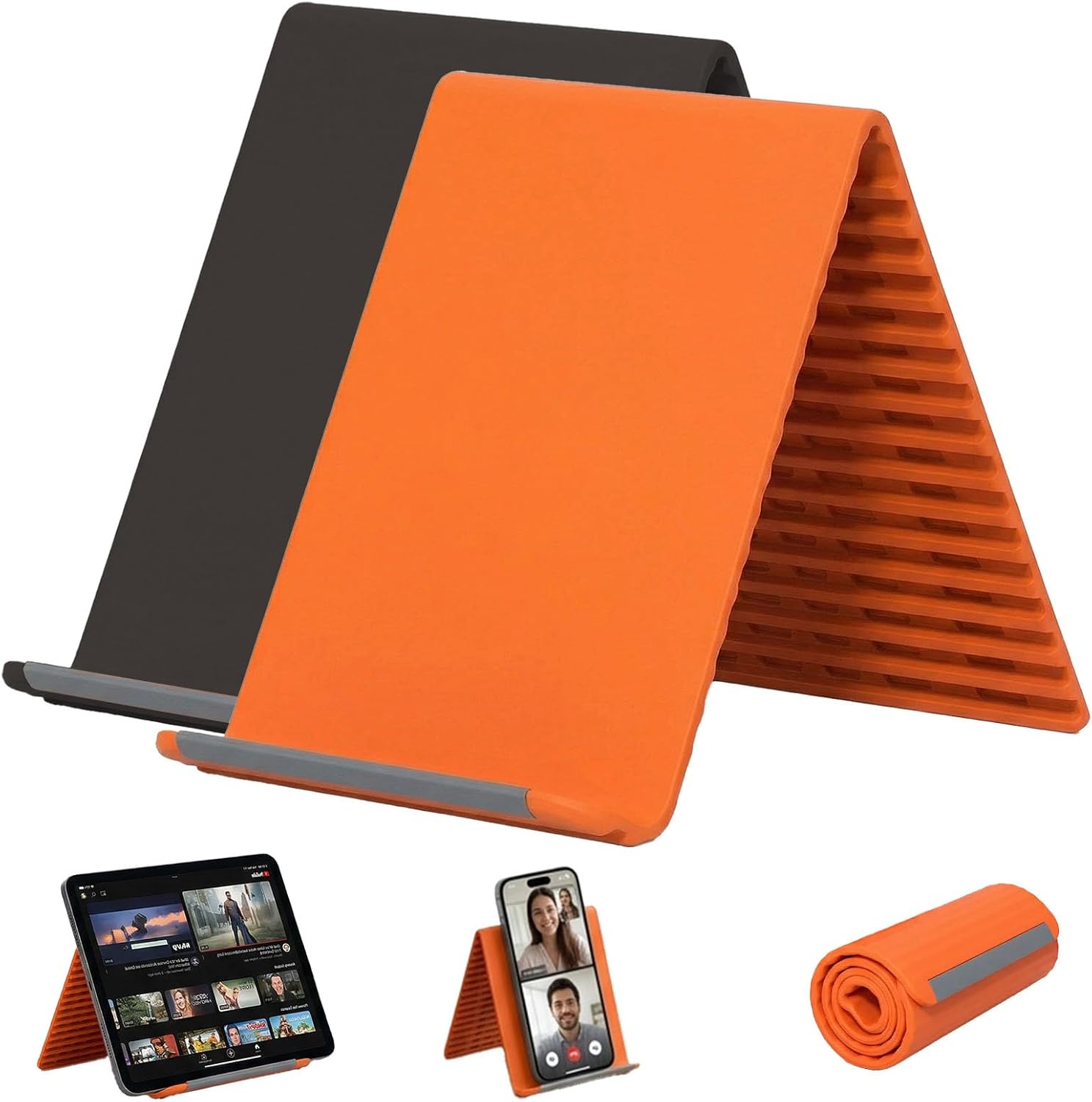 Desk Phone Stand - Draagbare siliconen telefoonhouder, flexibele houder die