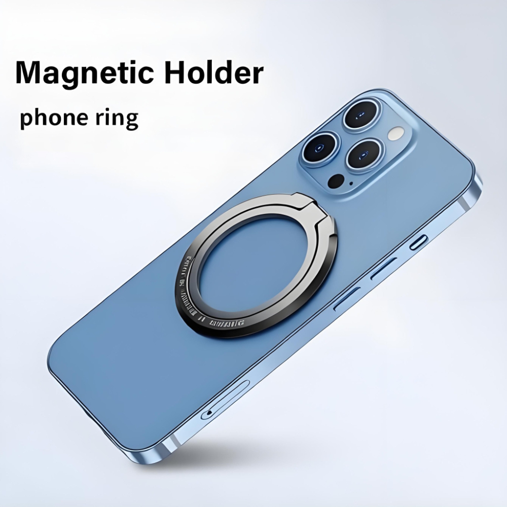 Desk Phone Stand - Universele Magnetische Telefoonringhouder 360 ° Draaibare