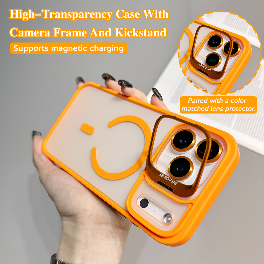 Desk Phone Stand - Lens Kickstand Magnetische Telefoonhoes voor Apple