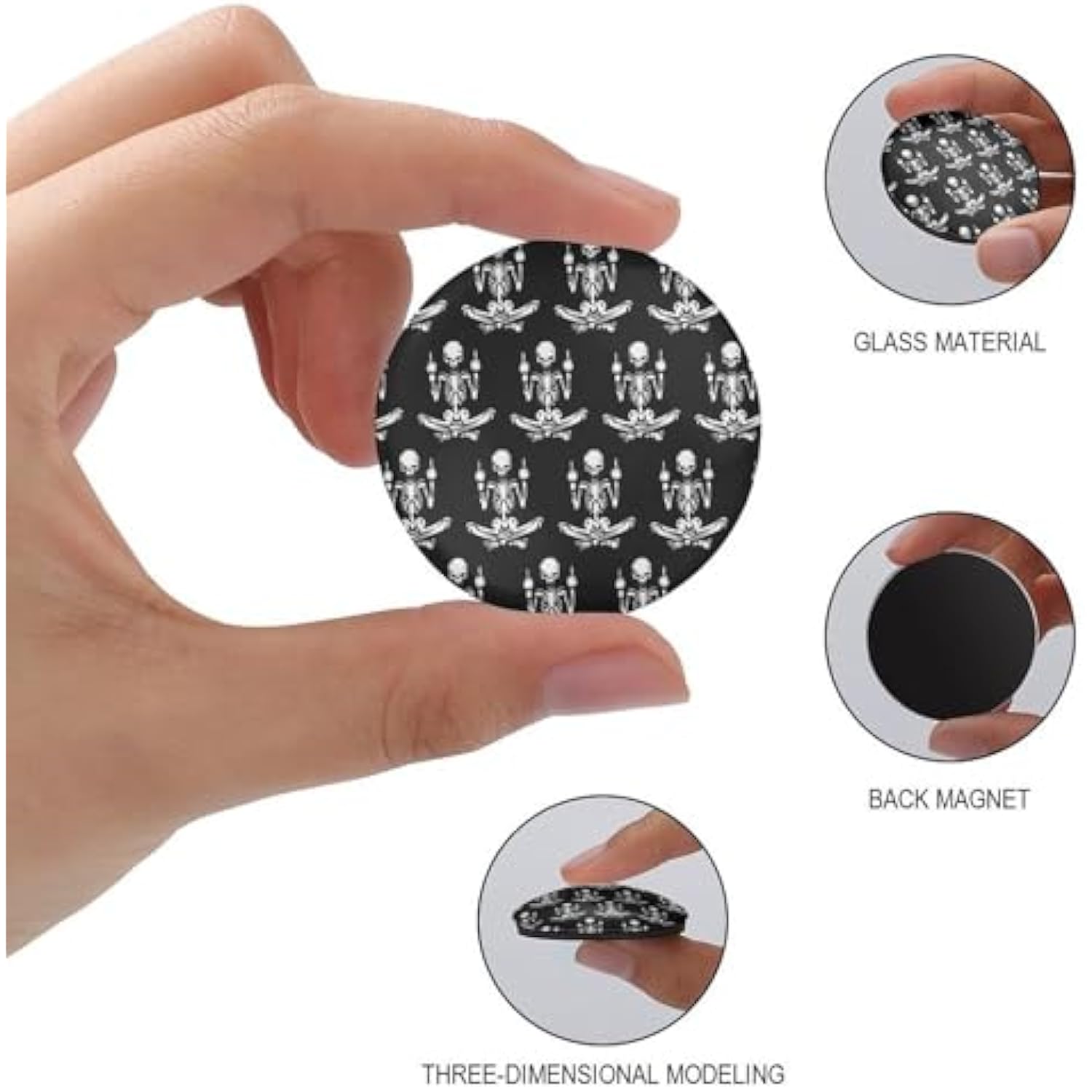 Meditatie skelet middelvinger  - Pop Socket Grip recensie en prijs