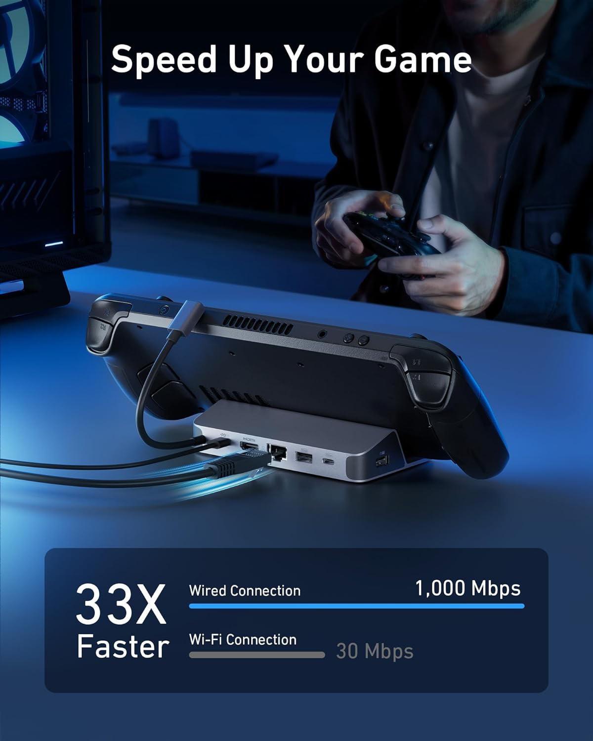 Anker-laadstation voor Steam D - Usb C Hub recensie en prijs