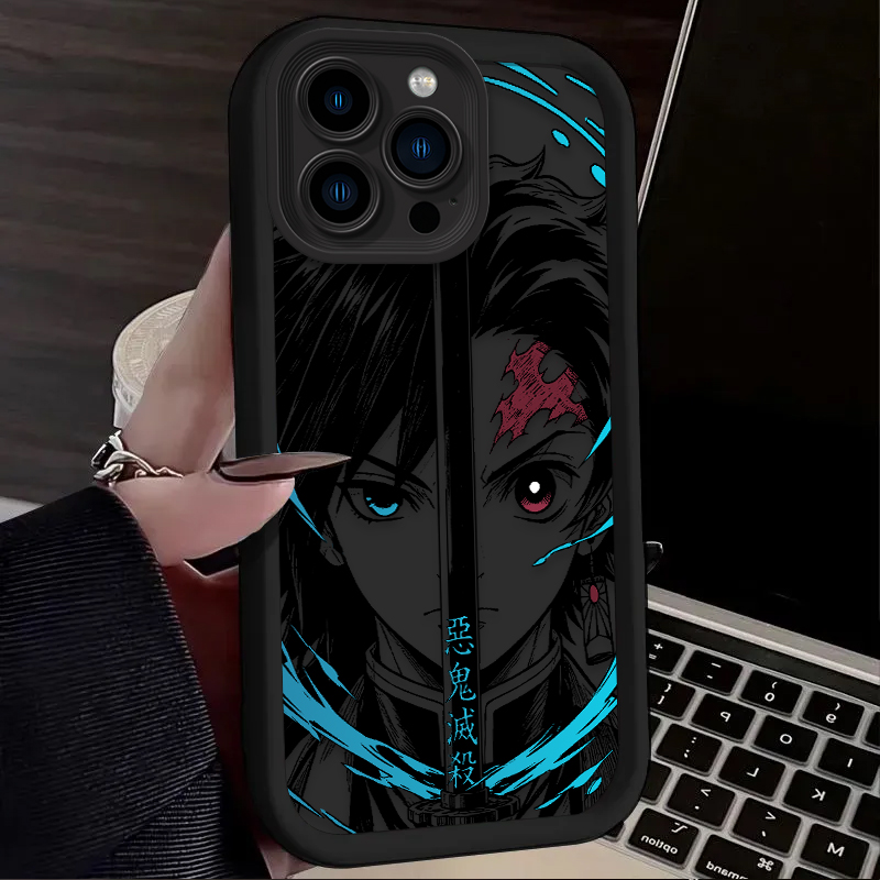 Demon Slayer Split Half Face A - Phone Accessories Logo recensie en prijs