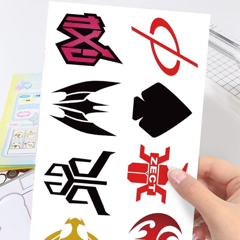 60 vellen Kamen Rider logo-sti - Phone Accessories Logo recensie en prijs